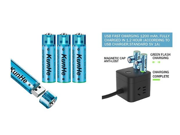 &uu PILA AA RECARGABLE NOGA METAL 2700 MHA X 2